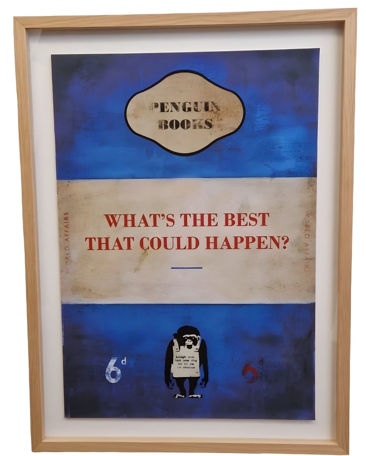 Quadro Pinguim Books 69*94cm