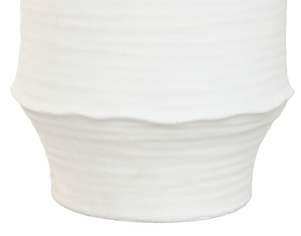 Cand pé 30*30*130H cerâmica branco