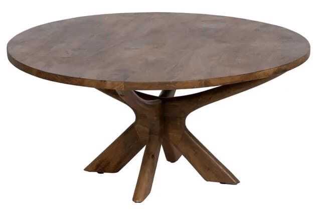 Mesa centro D100*46H manga natural