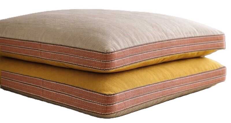 Almofada/colchão 60*120 bege/mostarda