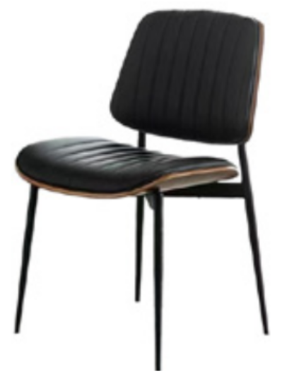 Cadeira preta 53*49*81 alt