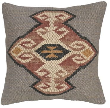 Almofada lã/juta 45*45 KILIM  s/enchimt