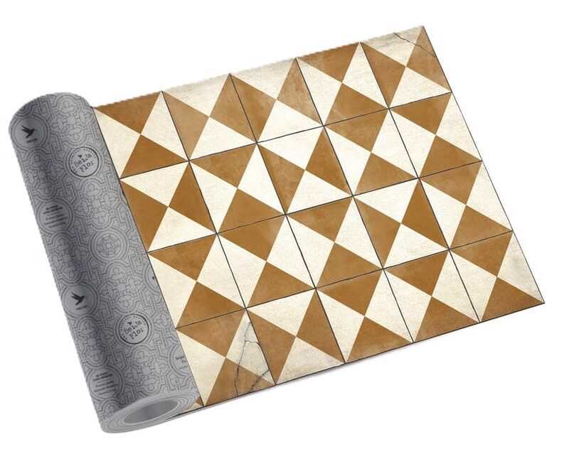 Tapete BORGO vinílico 80*300cm camel