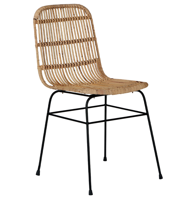 Cadeira 45larg*50prof*82alt bambu