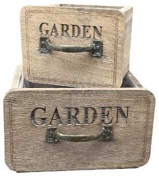 Caixa mad peq pª plantas -GARDEN-