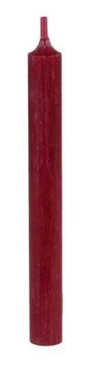 Vela D2*18H vermelho escuro