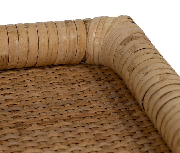 Bandeja rattan 47,5*30*4cm