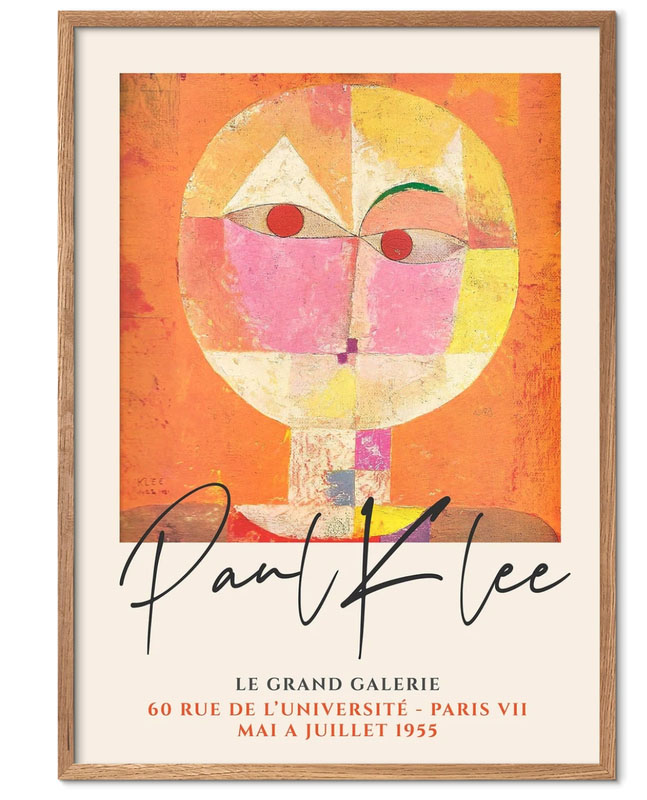 Quadro -SENECIO- 30*40 Paul Klee