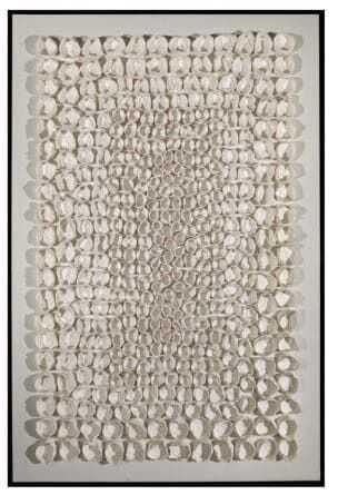 Quadro papel maché 80*7*120H  branco