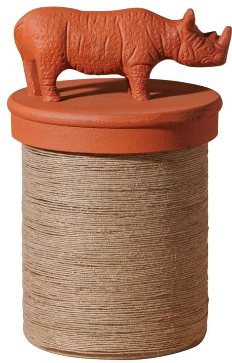 Caixa Rinoceronte laranja