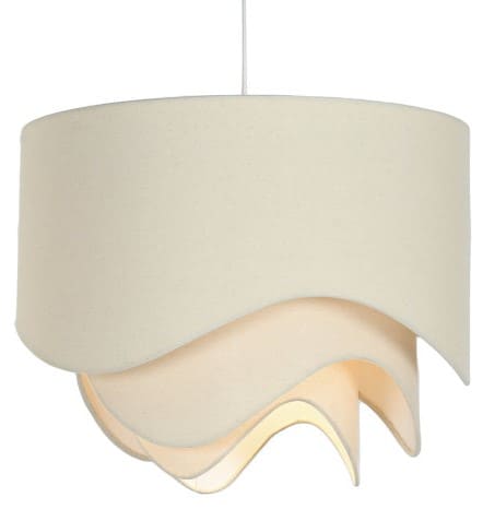 Cand teto 50*50*38H poliester/metal ondas