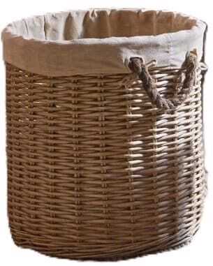 Cesto c/asas D50*50 vime/juta natural