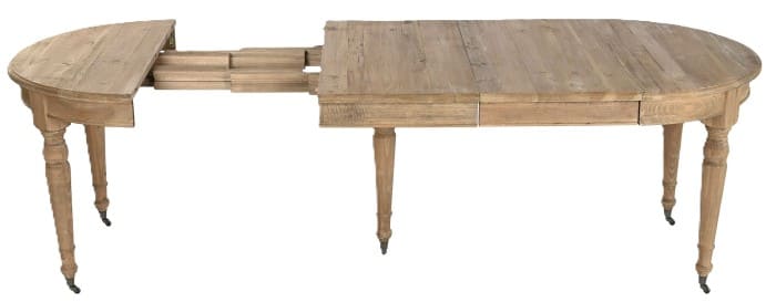 Mesa jantar 100*100/250*78H extensivel  abeto