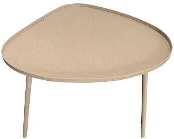 Mesa apoio esmaltada D54*49,5*49H metal cinz