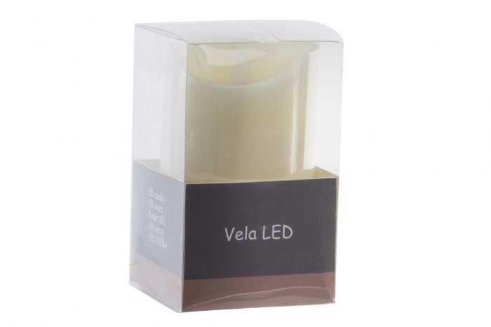 Vela LED D7,5*12cm c/movimento