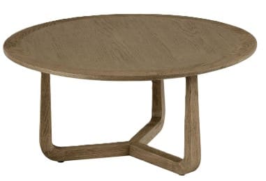 Mesa centro D80*38H carvalho natural