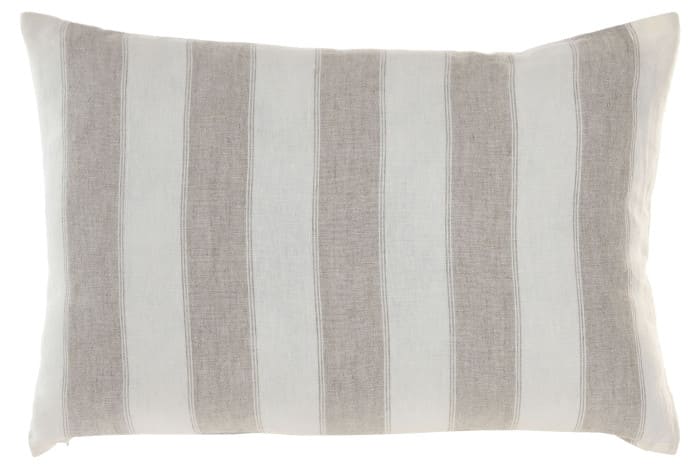 Almofada linho 60*40 riscas s/enchimt