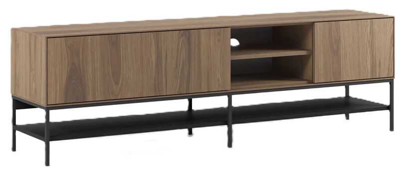 Móvel TV 180*35*H55cm carvalho/preto