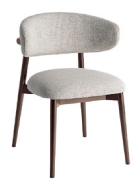 Cadeira 53*55*83 mad. e estofo