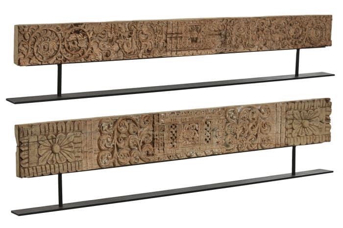 Escultura 120*6*25H madeira talha