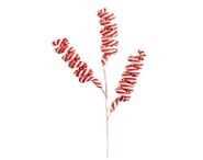 Ramo c/ doces verm/branc 60cm