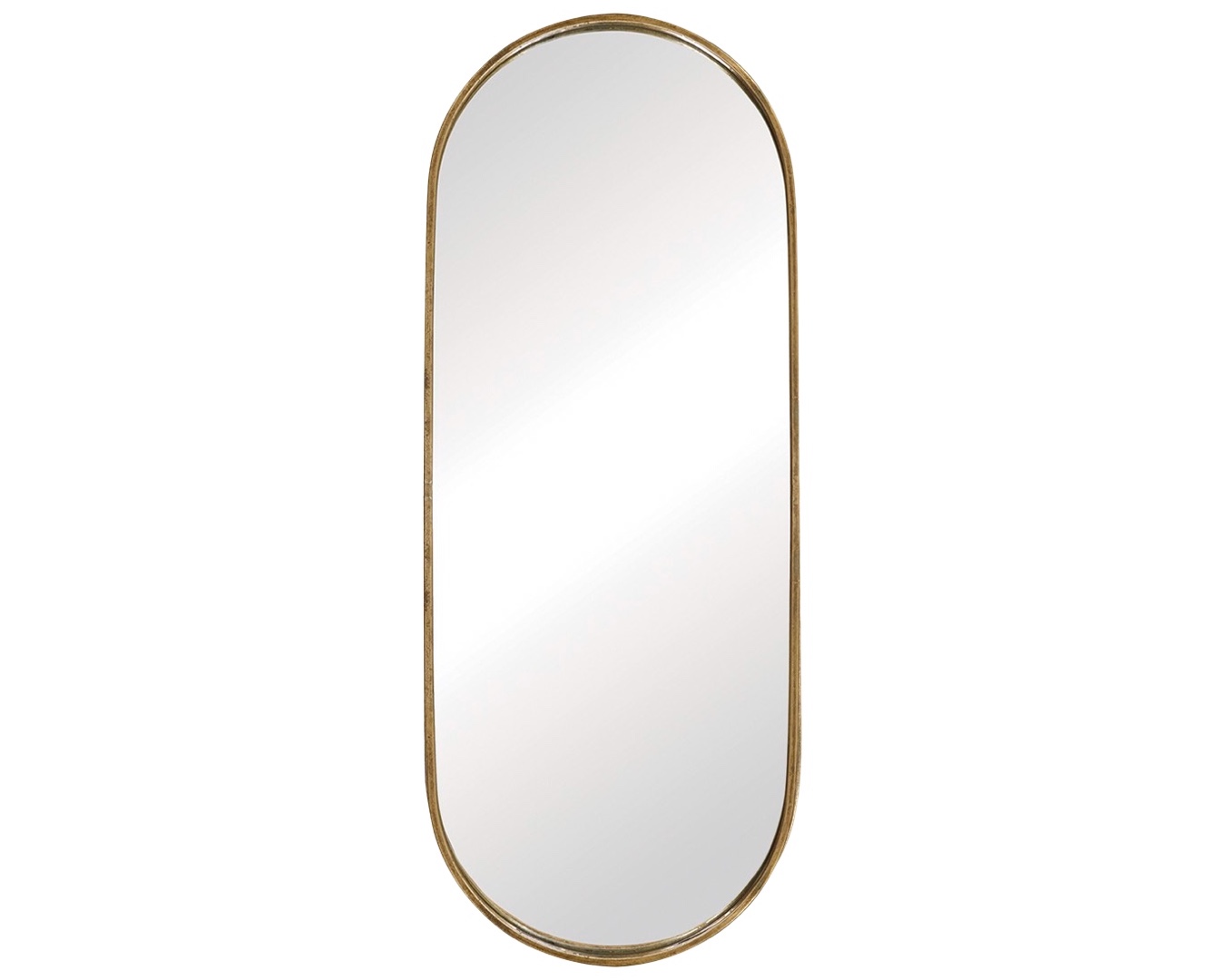 Espelho oval 46*4*113 ouro antigo
