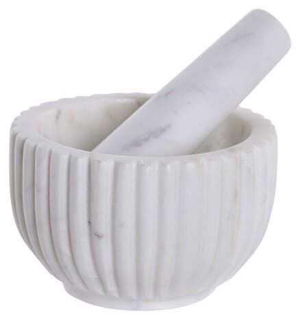 Almofariz mármore D12,5*7,5 branco