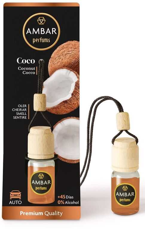 Ambientador carro  6,5 ml - côco -