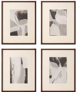 Quadro vidro/PS 40*1,5*50H abstrato