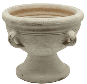 Vaso terracota D38*32H c(asas pq