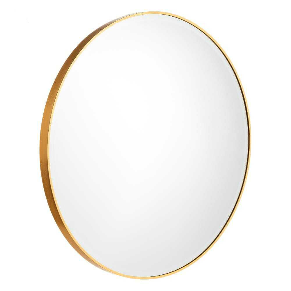 Espelho D100*4cm dourado