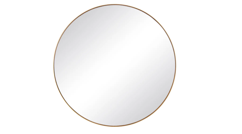 Espelho D116*1,5 metal dourado