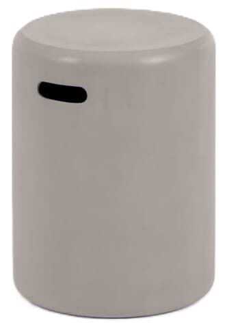 Tamborete TAIMI D35*45H exterior cimento cinz