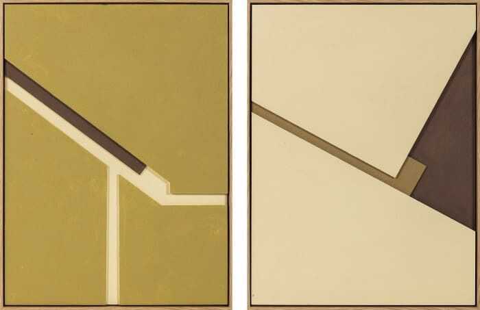 Quadro MDF/pinho 60*4,5*80H abstrato 3D
