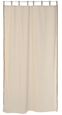 Cortina linho/ráfia 140*260 presilhas