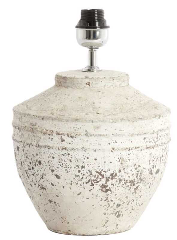 Cand mesa D25*35H cerâmica antiga cinz