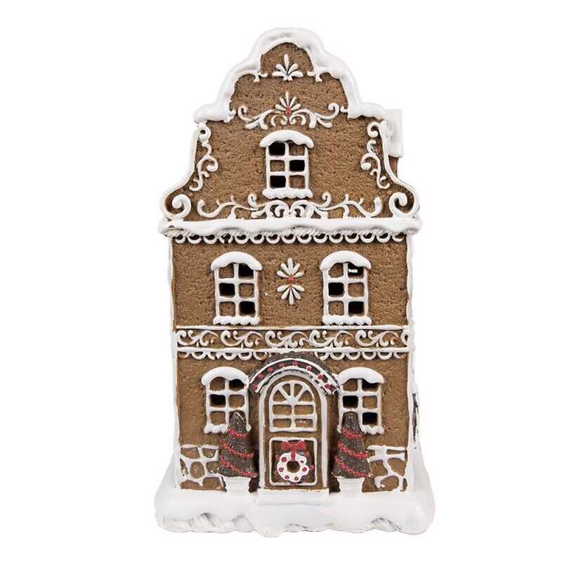 Casa gingerbread 12*10*21cm LED