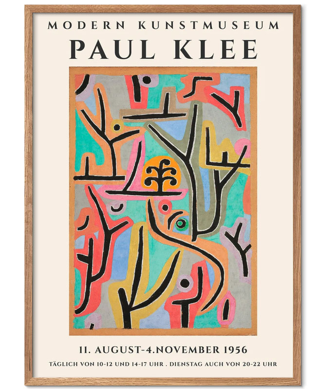 Poster -Modern Kunstmuseum- 50*70 Paul Klee