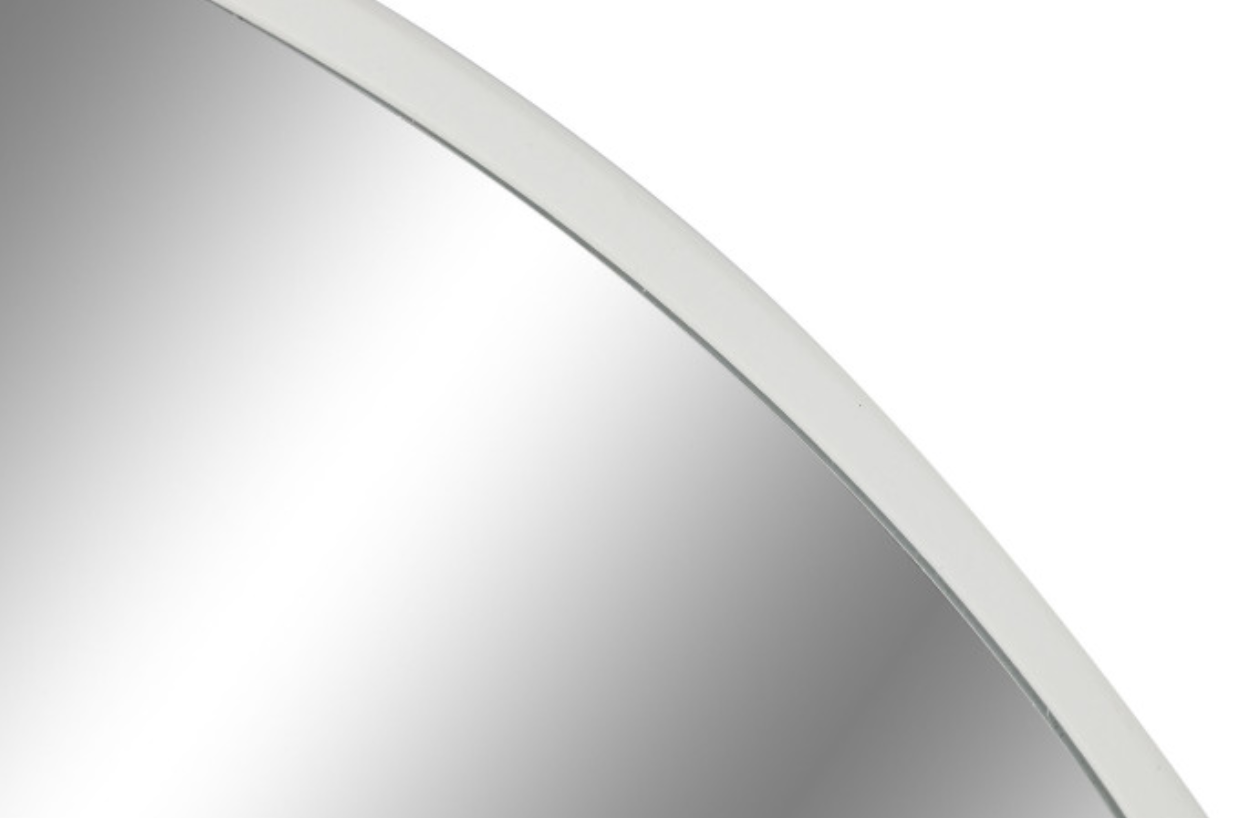 Espelho D100*2 metal branco