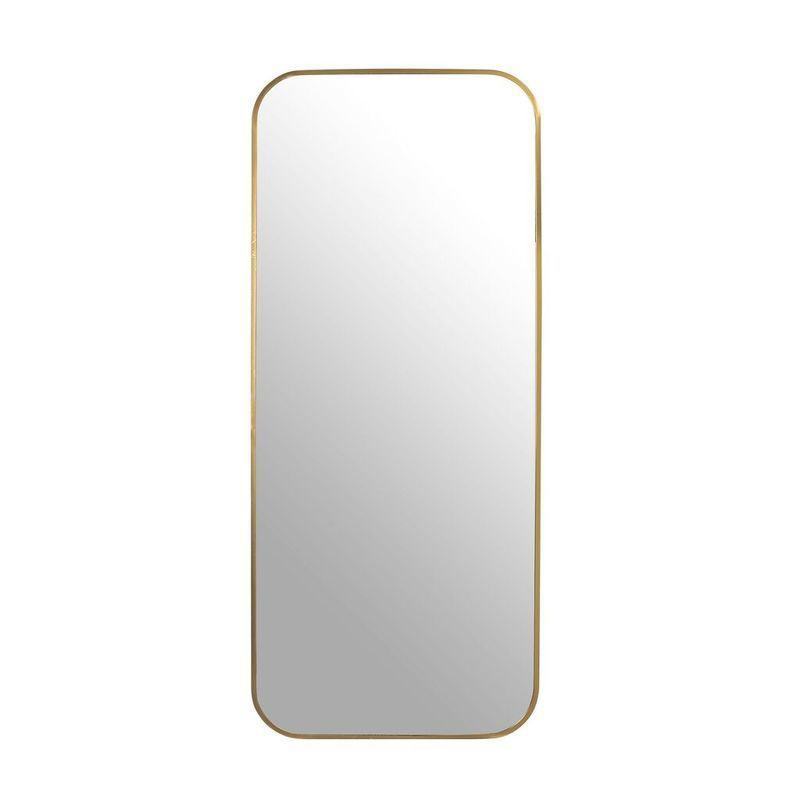 Espelho rect 51*4*121 metal dourado