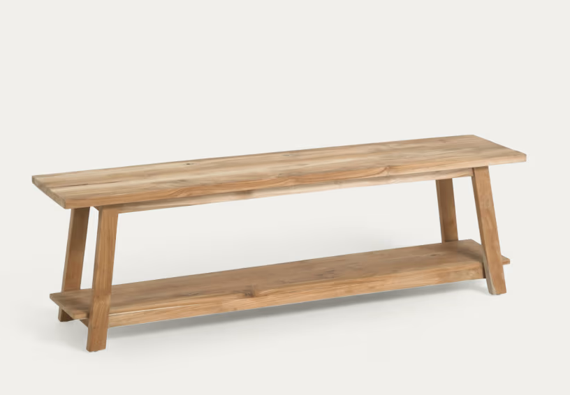 Banco teka 150*32*46alt