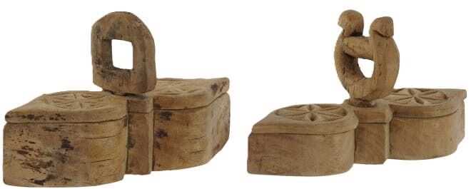 Caixa deco TEKA 28*10*20 antiga talha