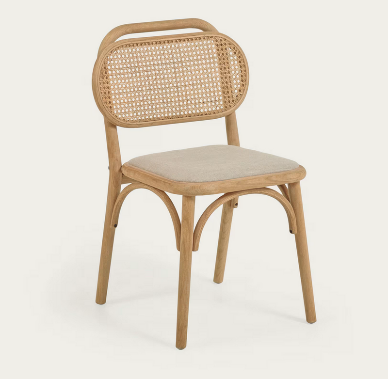 Cadeira palhinha e linho