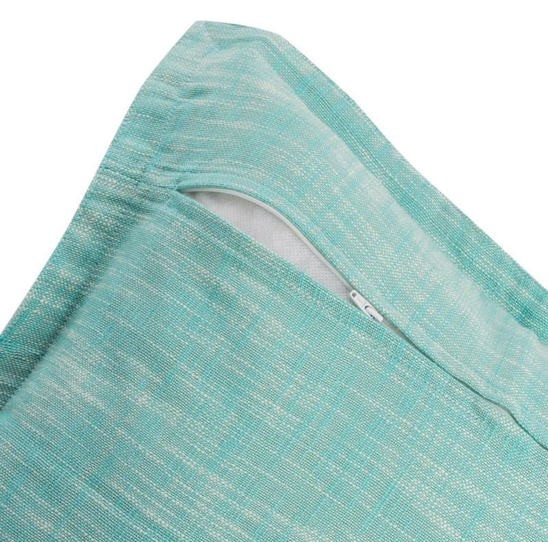 Almofada 50*50 verde algodão s/ enchimt