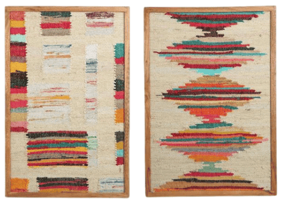 Quadro algodão/acácia 60*3*90 chindi