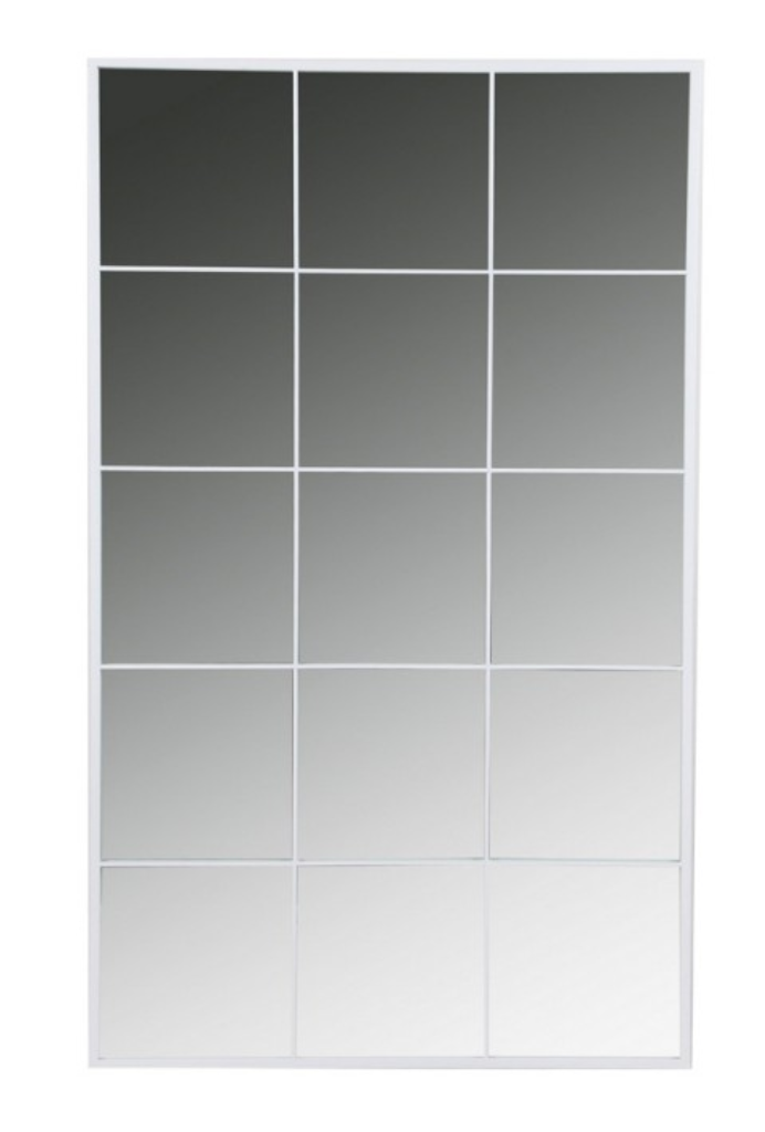 Espelho janela 90*1*150 metal branco