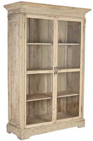 Vitrine 130*55*209H madeira reciclada
