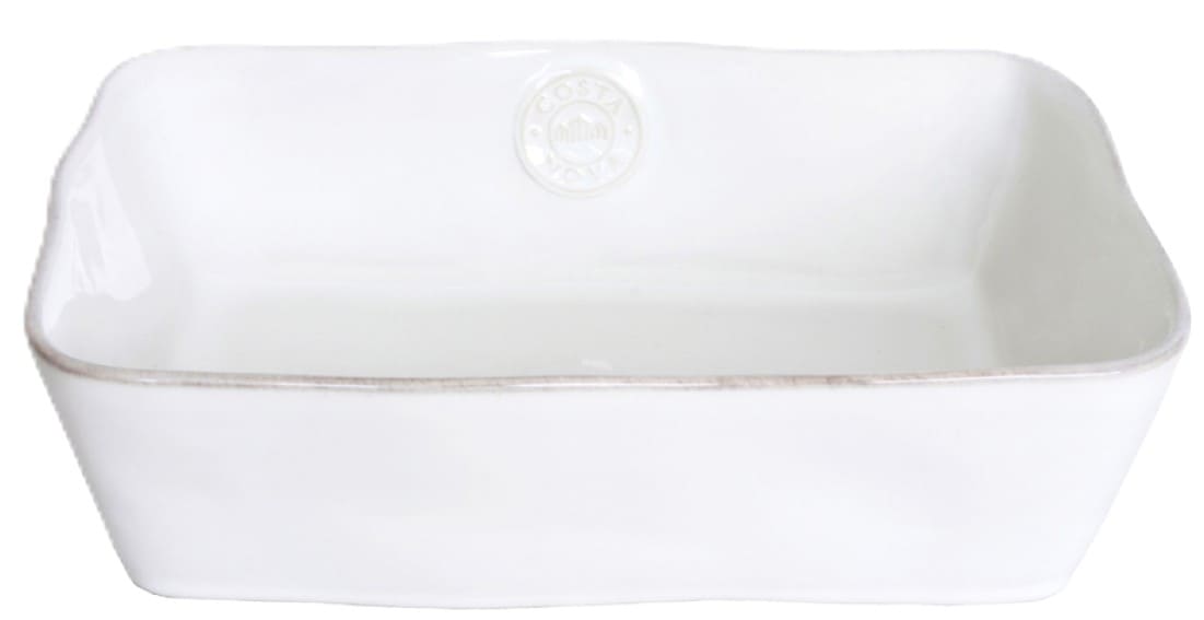 Assadeira rect 25cm NOVA branco