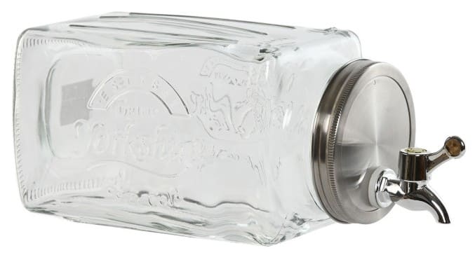 Dispensador bebidas 13*13,5*31,5 vidro/metal