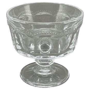 Taça gelado c/pé 10*10*9,2H vidro